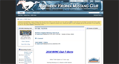 Desktop Screenshot of northernvirginiamustangclub.com