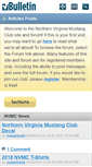 Mobile Screenshot of northernvirginiamustangclub.com